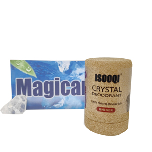 Magicare-Palo de aluminio de 60G para hombre, paquete bionatural de corcho, desodorante de cristal de cerámica, piedra de aluminio <span class=keywords><strong>antitranspirante</strong></span> para después del afeitado, OEM - Product Image 1