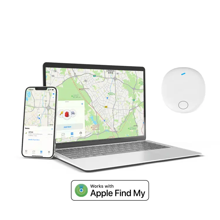 Dispositivo de seguimiento antipérdida Find My Tag Mfi Smart Tag Ble Tracker Keys Finder y localizador de artículos para llaves Equipaje Wallet iOS