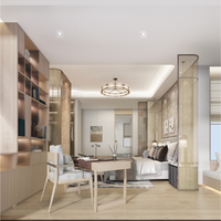 Maison de luxe classique en sourdine Design d'intérieur contemporain Mansion de luxe Projet de design d'intérieur de style pour toute la maison