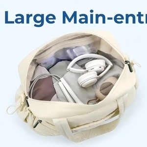 กระเป๋าแม่แบบพับได้ ขนาดใหญ่ น้ำหนักเบา ระบายอากาศดี ทนทานต่อการใช้งาน แยกส่วนเปียก-แห้ง เหมาะสำหรับเดินทางท่องเที่ยวกลางแจ้งในฤดูร้อน - Product Image 4