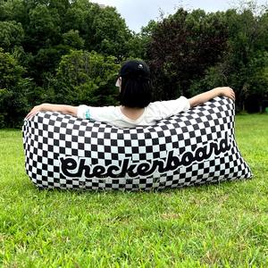 Canapé gonflable Lit d'extérieur Festival de musique Double Simple Camping Portable Automatique Paresseux Petite Pompe à air Polyester CQSF01 - Product Image 6