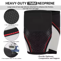 Genouillères de musculation en néoprène 7 mm, antidérapantes, souples, à compression, pour la musculation lourde et l'entraînement de force