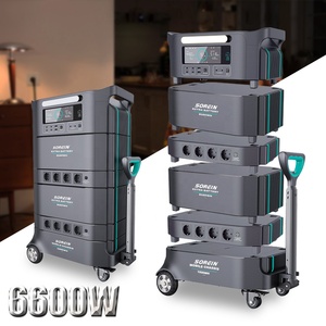 Sorein Top Quality Stackable 6000 Watts <b>Solar</b> Generator 15Kw Portable Power Station 51.2V 5000W On-Grid for Home - Product Image 1