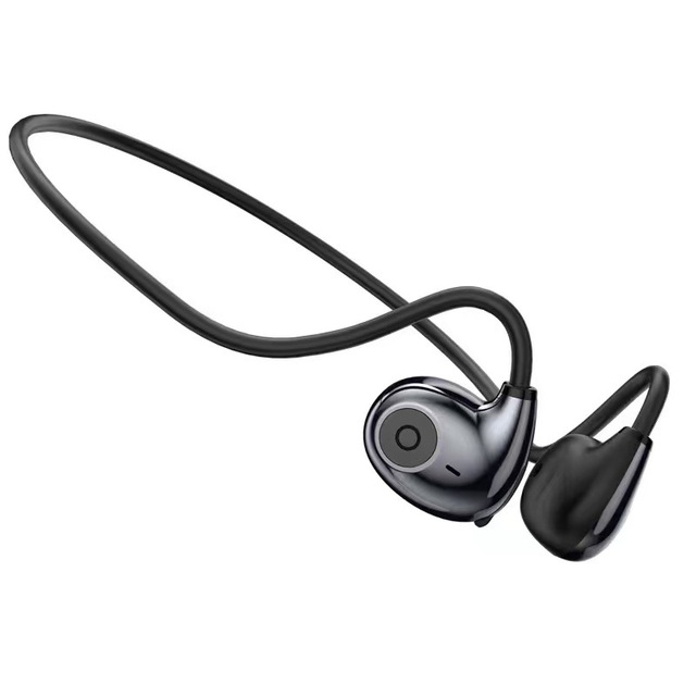 New JL for Bluetooth Sports Neckband Earphones with LED Battery Painless Air Conduction Business Compatible for Apple for Xiaomi