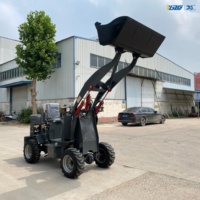 YGZG Mini-Diesellader, Kompakter Radlader für Landwirtschaft und Bau, Neuer Kleiner Rad-Diesellader
