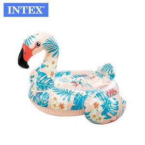 INTEX 57559 Tapis flottant gonflable imprimé animal <span class=keywords><strong>Grue</strong></span> gonflable Flamingo tropical à monter - Product Image 6