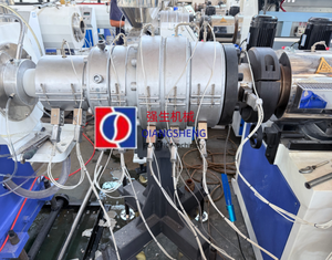 Machine d'extrusion de tuyaux en <span class=keywords><strong>PVC</strong></span> automatique à prix avantageux, 75-160 mm, machine de fabrication - Product Image 3