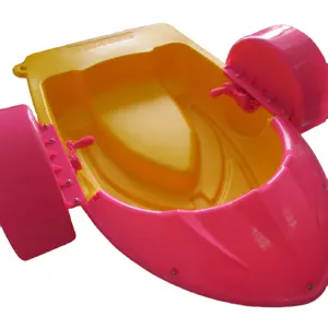 Wasserspiel Spiel Kinder Paddel boot/Kunststoff Kinder Hand Paddel boot/Verkauf Paddel boot für Wasserpark verwendet