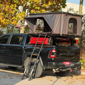 เต็นท์หลังคาแข็งอลูมิเนียมสีดำติดตั้งง่ายภายใน 1 นาที ผ้า Oxford กันน้ำ 4 ฤดู สำหรับรถออฟโรด 4x4 - Product Image 1