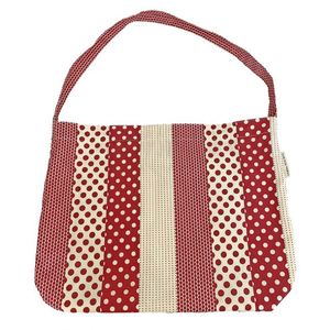 Bolsa de Compras Simple de Lona con Diseño de Puntos, Reciclable y Moderna - Product Image 1