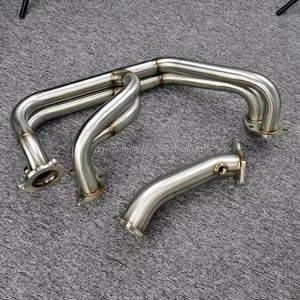 Collecteur en aluminium de longueur normale, pour Subaru WRX STI, avec tuyau UP