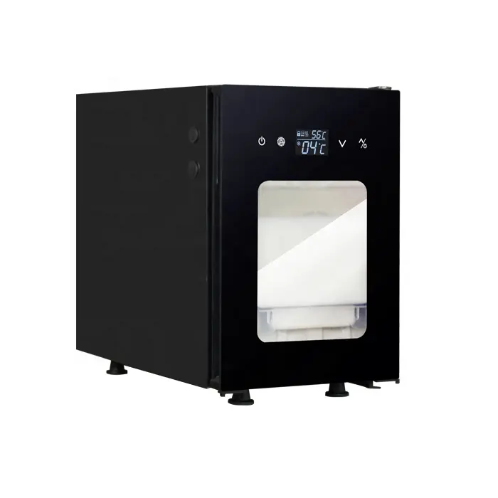 Refroidisseur de lait avec Temp. Affichage pour Machine à Café Lait Réfrigérateur 8L Appareil Ménager