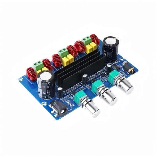 TPA3116 Class D Blue Tooth 5.0 Amplifier Board 2.1 Channel 100W+2x50W Subwoofer Stereo Audio Amp Module DIY