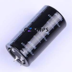 Condensateur électrolytique en aluminium à encliquetage ELM2GM102R65PC, composant traversant (THT), D35xL65mm 1000uF 20% 400V 22.5mm - Product Image 1