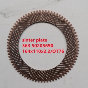 Hangood 363-50205690 363 50205690 Placa Sinterizada 164x110x2.2/OT76 Disco de Fricción de Bronce para Grúa Tadano TR250M-4 36350205690 - Product Image 5