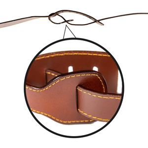 Correa <span class=keywords><strong>de</strong></span> Cuero para Guitarra M33 <span class=keywords><strong>de</strong></span> 2.5 Pulgadas <span class=keywords><strong>de</strong></span> Ancho, Correa <span class=keywords><strong>de</strong></span> Guitarra Suave Genuina <span class=keywords><strong>de</strong></span> Color Marrón para Guitarra Acústica, Eléctrica y <span class=keywords><strong>Bajo</strong></span> - Product Image 4