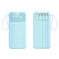 Batterie externe portable personnalisée Slim 20000mAh pour téléphone, ordinateur portable, chargeur mobile