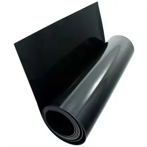 Black 20mil 30mil kain geombrane hdpe geombrane liner untuk cellid kolam liner