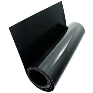 Zwart 20mil 30mil Geotextiel Stof Geomembraan Hdpe Geomembrane Voering Voor Stortplaats Voering Vijver Liner