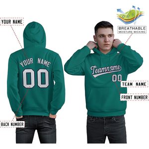 เสื้อฮู้ดดี้สั่งทำพิเศษ ปักชื่อและหมายเลขได้  แบบยูนิเซ็กส์สำหรับผู้ใหญ่  เสื้อสเวตเชิ้ตลำลองมีกระเป๋า  ผ้าเฟรนช์เทอร์รี่ 300 กรัม ระบายอากาศได้ดี - Product Image 2