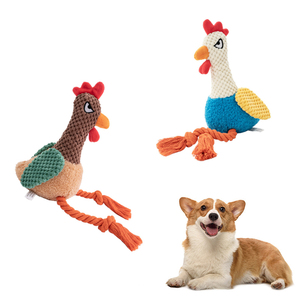 Jouets à mâcher pour chiens en peluche, écologiques, mignons, amusants, résistants aux morsures, interactifs, pour le nettoyage des dents des chiots - Product Image 2