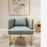 Chaise de bureau, fauteuil club, chaise d'appoint en cuir, coussin moelleux, convient pour salon, chambre, salle d'attente, salle de lecture