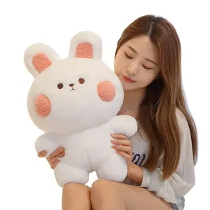 Yangzhou Dixin Toys cute cute stuffed soft pink plush blush bunny plush pillow