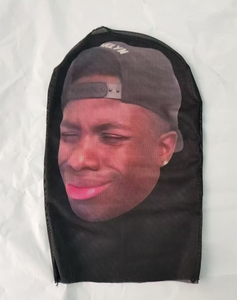 Khẩu trang trùm đầu in kỹ thuật số họa tiết người nổi tiếng, chất liệu polyester thoáng khí, dùng cho các bữa tiệc và ngày lễ - Product Image 1