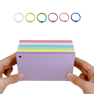 Cổ phiếu 100 sheets đầy màu sắc chỉ số thẻ với nhẫn - Product Image 2