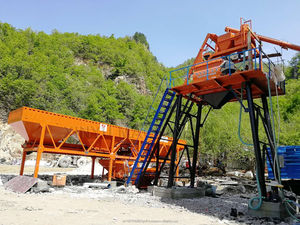 โรงงานผสมคอนกรีต HZS25 และโรงงานผสมคอนกรีตแบบแบทช์ พร้อมสกรูคอนเวเยอร์ มอเตอร์ไฟฟ้า ระบบควบคุม PLC ยี่ห้อ XINYU รับประกัน 2 ปี สำหรับขาย - Product Image 4