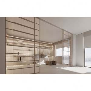 Factory Custom Luxury Simple Wardrobes <b>Furniture</b> Designs Popular Wooden Clothes <b>Storage</b> <b>Bedroom</b> Wardrobes - Product Image 3