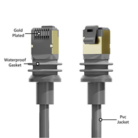 Adaptadores Starlink RJ45, Conector Hembra para Cable de Satélite Rectangular Gen 3 V3, Extensión Impermeable, Adaptador Ethernet Starlink