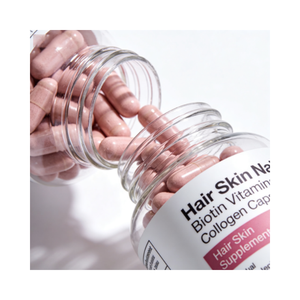 แคปซูลคอลลาเจน ไบโอติน เคราติน วิตามินซี/อี (400IU) สำหรับผิวขาว ผมสวย เล็บแข็งแร<span class=keywords><strong>ง</strong></span> รับผลิตแบบ OEM และติดฉลากสินค้าขอ<span class=keywords><strong>ง</strong></span>ลูกค้า (Private Label) ขายส่ง สมุนไพรทั้<span class=keywords><strong>ง</strong></span>หมด - Product Image 2