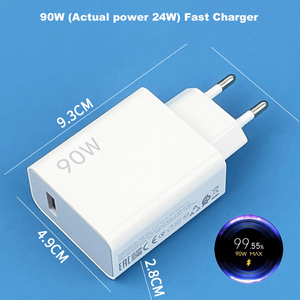 <span class=keywords><strong>Cargador</strong></span> Super Flash de 90W para Xiaomi <span class=keywords><strong>Redmi</strong></span> con Indicador de Carga Rápida QC3.0, Adaptador USB de Pared para la UE, <span class=keywords><strong>Cargador</strong></span> Portátil - Product Image 2