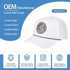 Waterproof Quick-drying <b>Mens</b> Golf Premium Perforated 5 Panel Summer Hydro <b>Flat</b> Bill Gorra Snapback <b>Caps</b> Hats With Holes - Product Image 1