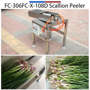 Automatic Green Onion Processing Line Scallion Air Peeling Washing and Ring Cutting <b>Machine</b> Scallion Processing Plant - Product Image 2