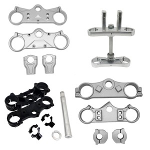 Klem tiga pohon sepeda motor, 45/48mm 51/54mm ditempa untuk sepeda motor dan sepeda motor - Product Image 1