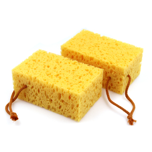 Bloc d'éponge compressée grand format en nid d'abeille pour lavage de <span class=keywords><strong>voiture</strong></span>, <span class=keywords><strong>nettoyage</strong></span> et essuyage, avec sangle de maintien, prix de gros - Product Image 2