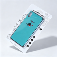 Boîte d'emballage personnalisée en carton portable pour étui de téléphone avec emballage blister et pochettes pour étui de protection de smartphone