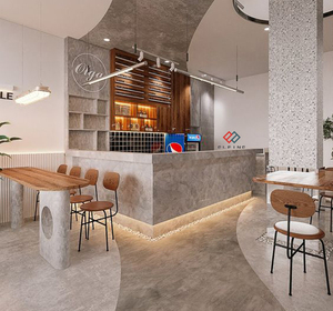 Custom Luxury Design C Shape White Marble Led Iluminado <span class=keywords><strong>Salon</strong></span> Night Club Hotel Furniture <span class=keywords><strong>Bar</strong></span> Counter - Product Image 4