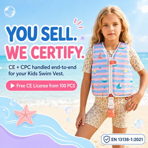 Gilet de natation personnalisé pour enfants, veste flottante en néoprène, bretelles réglables, mousse EPE, aide à la flottabilité pour l'entraînement, pour tout-petits et enfants, plage et <span class=keywords><strong>piscine</strong></span> - Product Image 1