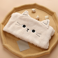 Bandeau doux et mignon personnalisé pour femme, en polaire, pour le maquillage, la douche et le lavage du visage