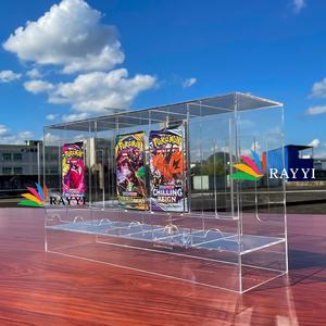 Boîte de protection en acrylique ultra transparente pour Pokémon, lot de 3, blister, scellée avec un couvercle magnétique - Product Image 6