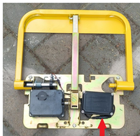 Verrou de stationnement automobile en acier à auto-induction verrouillable XMI avec télécommande à batterie au lithium jusqu'à 50 m