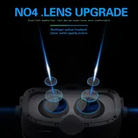 Gafas y Casco VR con Auriculares, Mundo Virtual 3D para Teléfonos Inteligentes IOS y Android, Dispositivos Móviles 3D, Caja VR