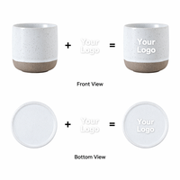 Tasse en céramique sans anse MSH Private Label 6oz (170ml) en grès durable pour thé et café – Fabrication et fourniture sous contrat