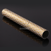 Tube en aluminium de série 6000, profilé, coloré, décoratif, creux, sur mesure, OEM, professionnel, économique