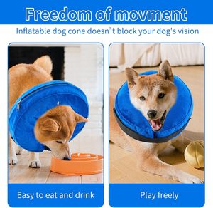 Collar Inflable Personalizado de Alta Calidad para Mascotas, Alternativa Suave al Collar Tipo Donut, Conos Postoperatorios para Perros Pequeños, Medianos y Grandes - Product Image 4