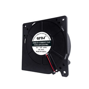 Ventilateur centrifuge compact 120 mm (12 cm) 12032, 12 V/24 V CC - Haute vitesse et grand débit d'air, ventilateur pour insert de cheminée - Product Image 2