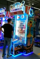 Machine de jeu d'arcade à tickets à monnayeur, jeu de tir aux billets Cannonball, pour centres commerciaux
